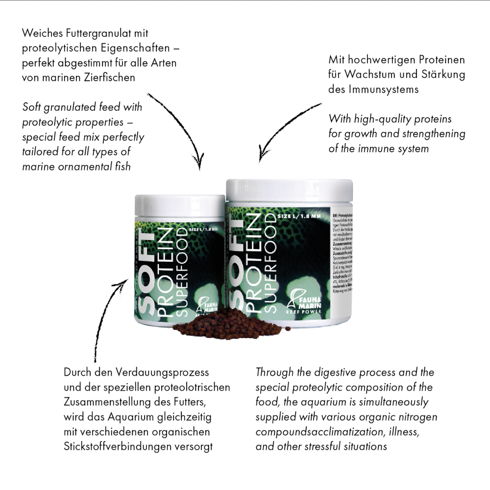 Fauna Marin Soft Protein Superfood M 海水觀賞魚專用軟蛋白飼料